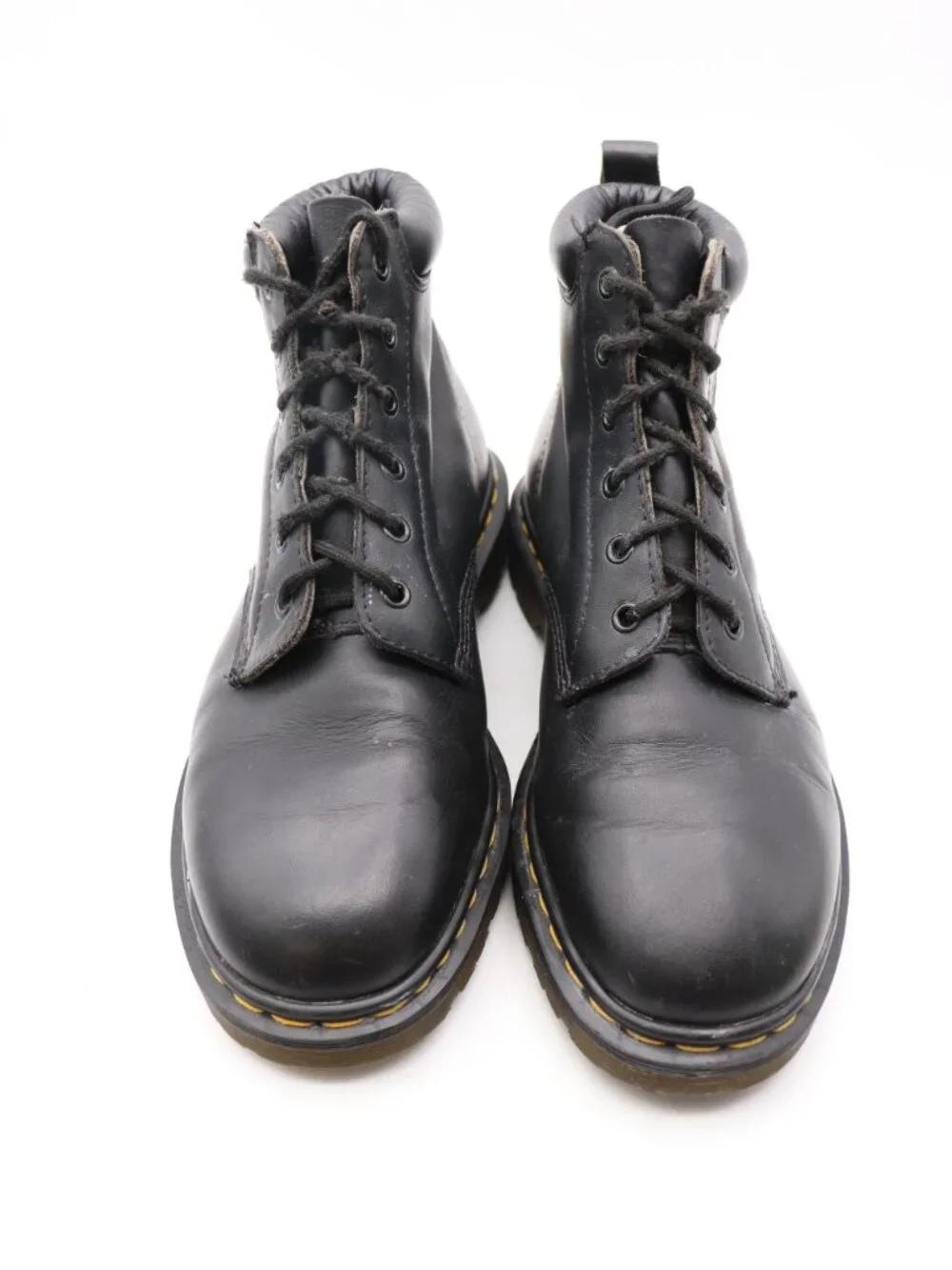 Doc Dr. Martens Boot 6 Eye Men's UK 10 US 11 Combat Boots Black Leather England